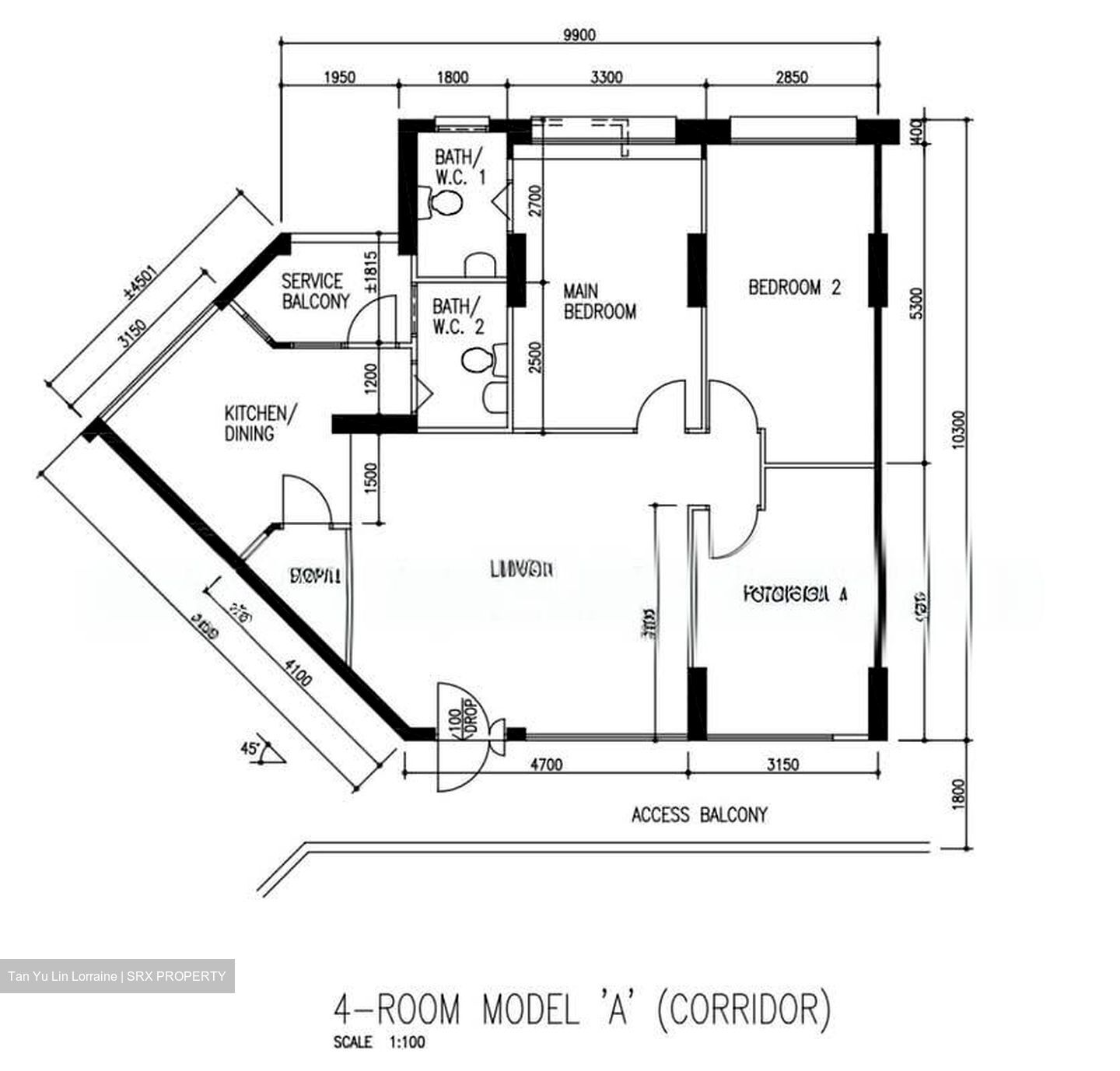 Blk 733 Tampines Courtview (Tampines), HDB 4 Rooms #558042481